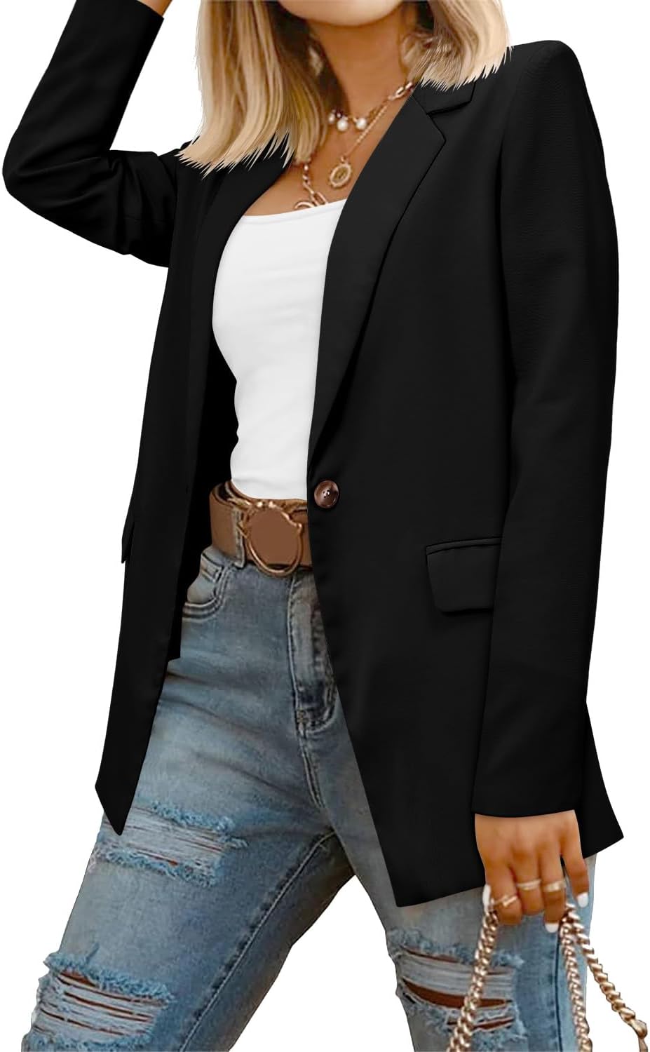 CRAZY GRID Women Business Casual Blazers for Stylish Workwear