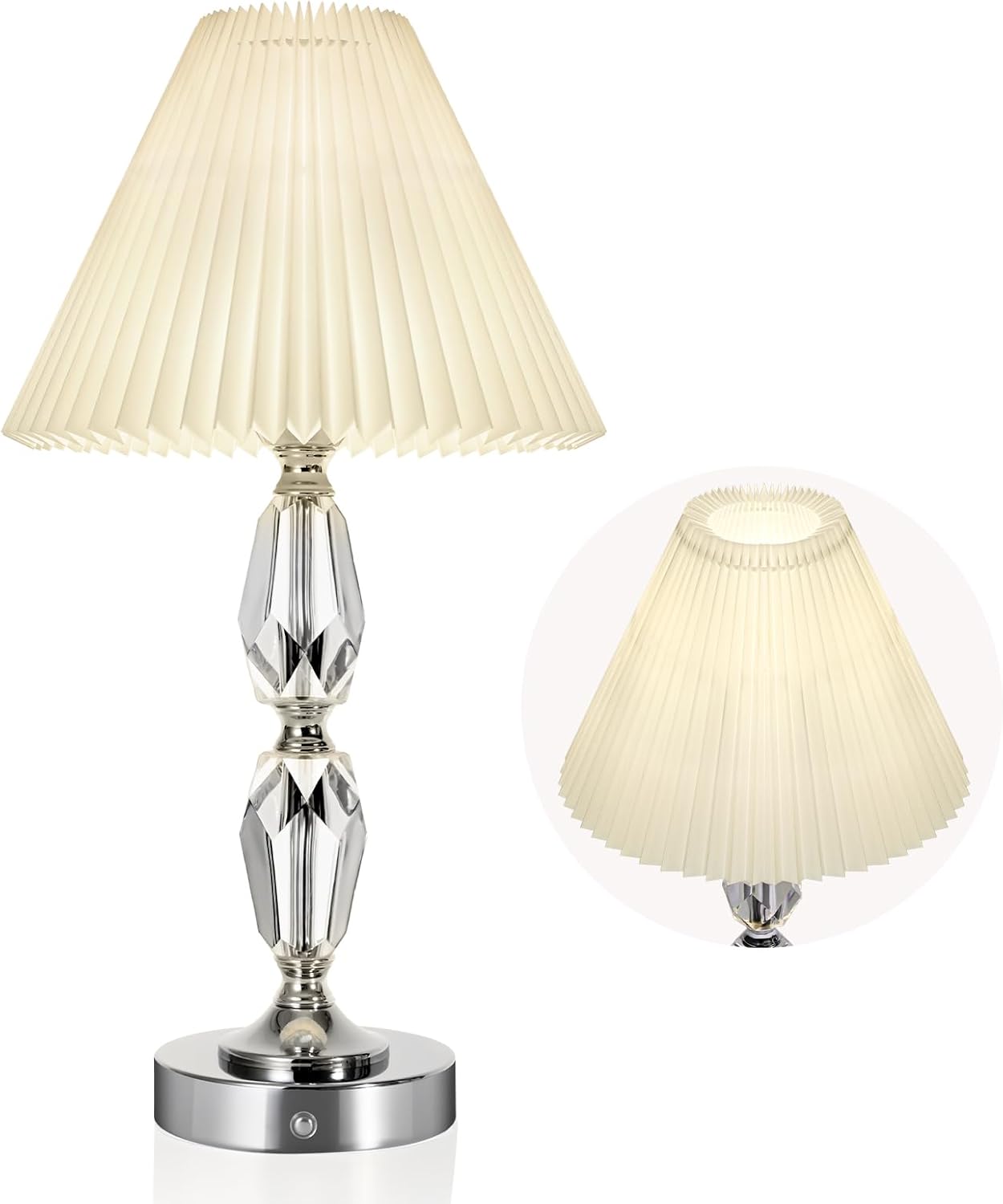 Rechargeable Table Lamp with Touch Dimmer for Any Space