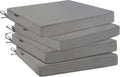19in x 19in Patio Chair Cushions Set of 4 - Fade Resistant Waterproof