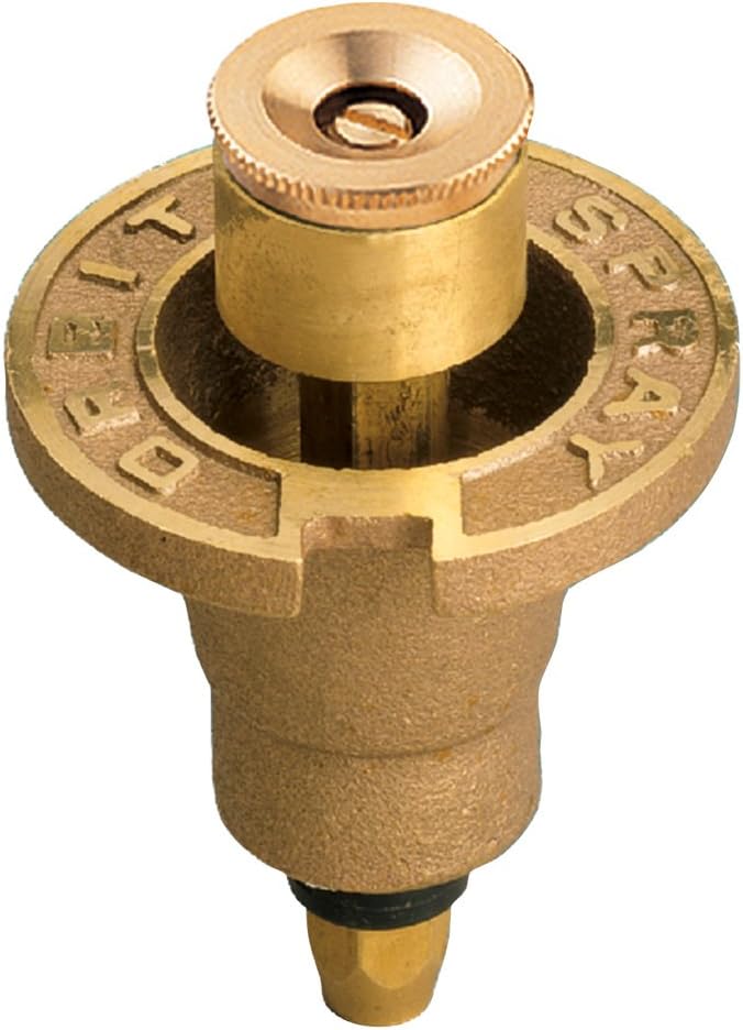 5-Pack Brass Pop-Up Flush Head Sprinkler for Full Pattern Spray