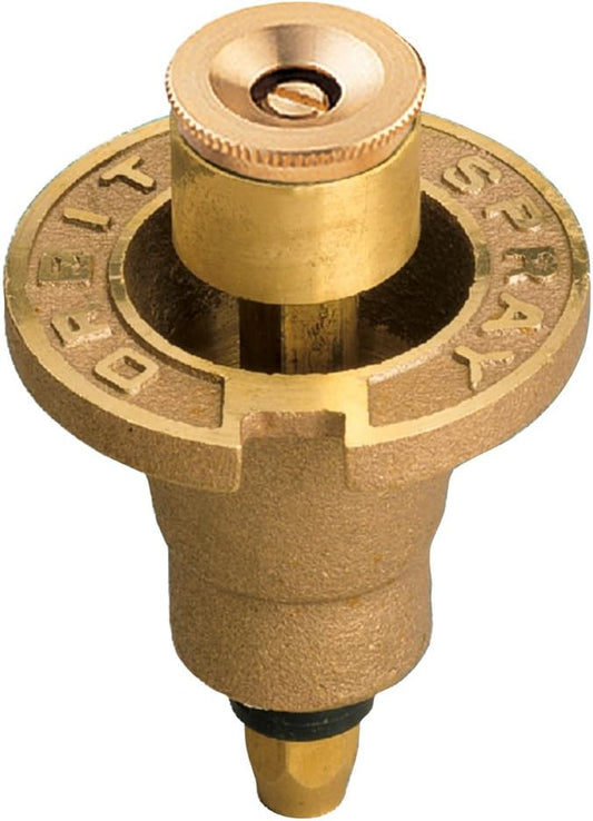 10-Pack Brass Pop-Up Flush Head Sprinkler for Half Pattern Spray
