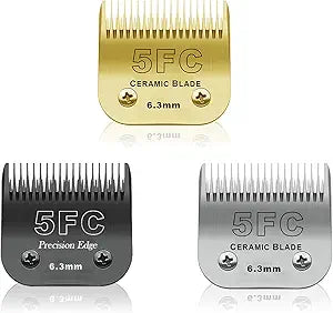 3 Color 5FC Detachable Pet Dog Grooming Ceramic Blades Review