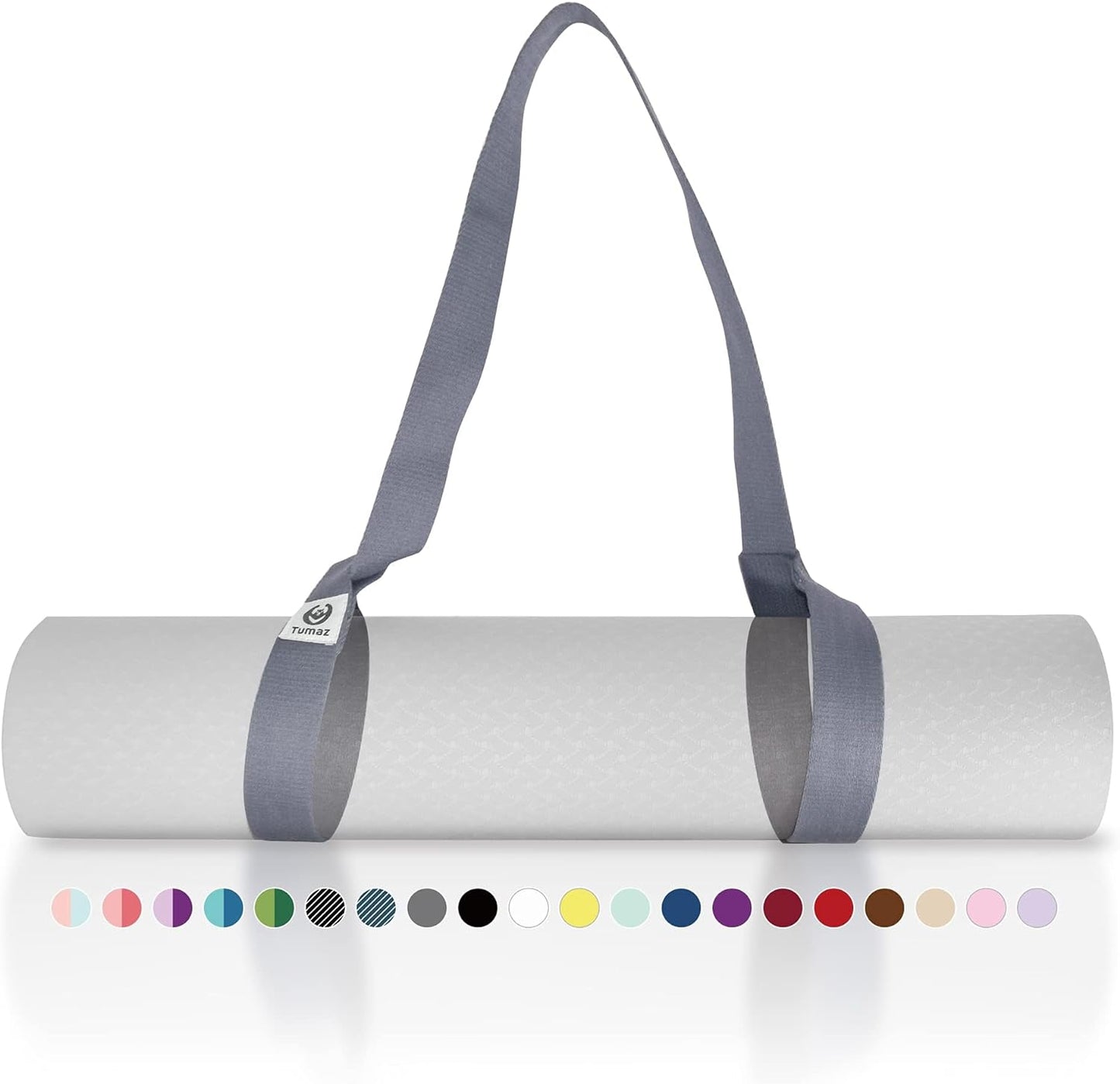 Tumaz Adjustable Yoga Mat Strap - Delicate & Comfy Carry