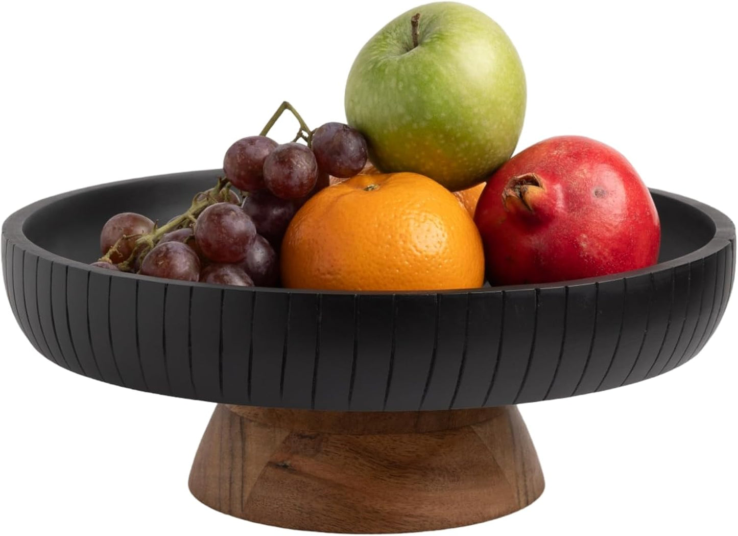 Mango Wood Fruit Bowl with Natural Finish for Kitchen Decor