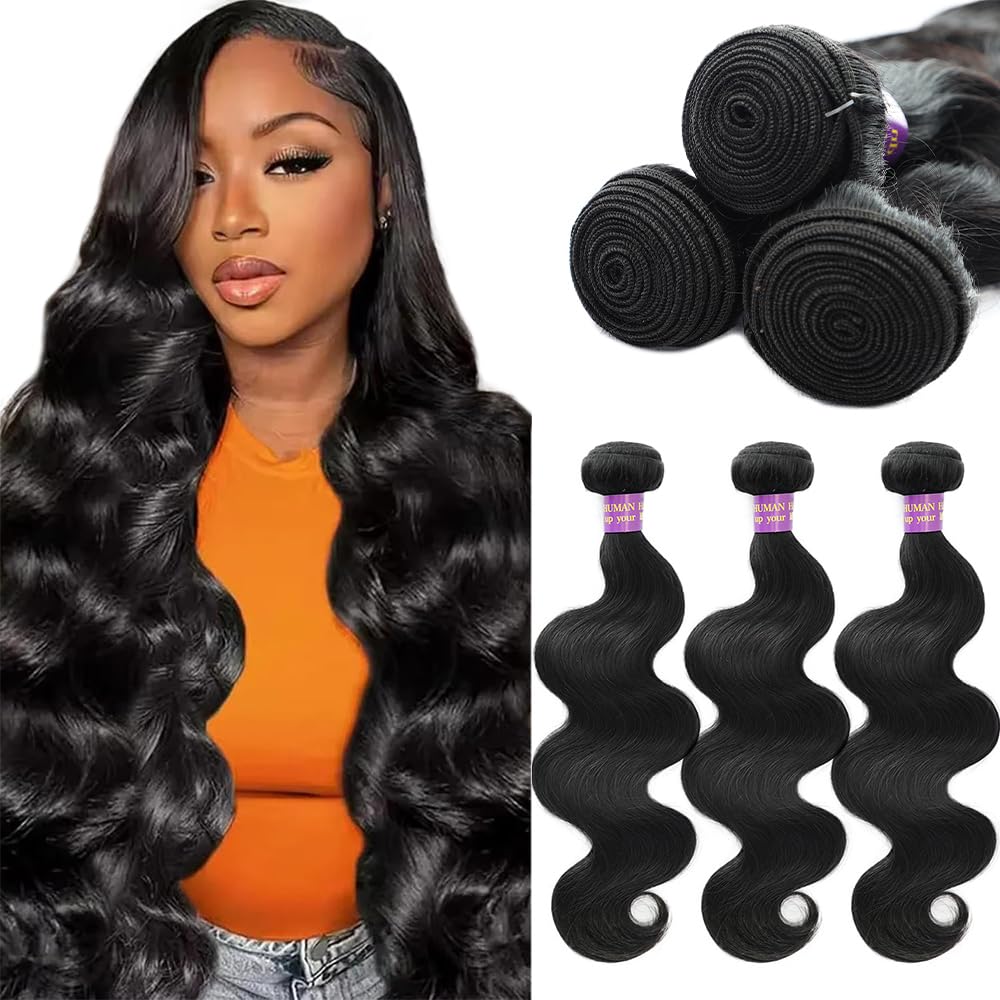 14A 100% Unprocessed Brazilian Body Wave Human Hair Bundles
