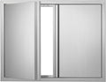 VEVOR BBQ Access Door 31in x 24in Stainless Steel Flush Mount