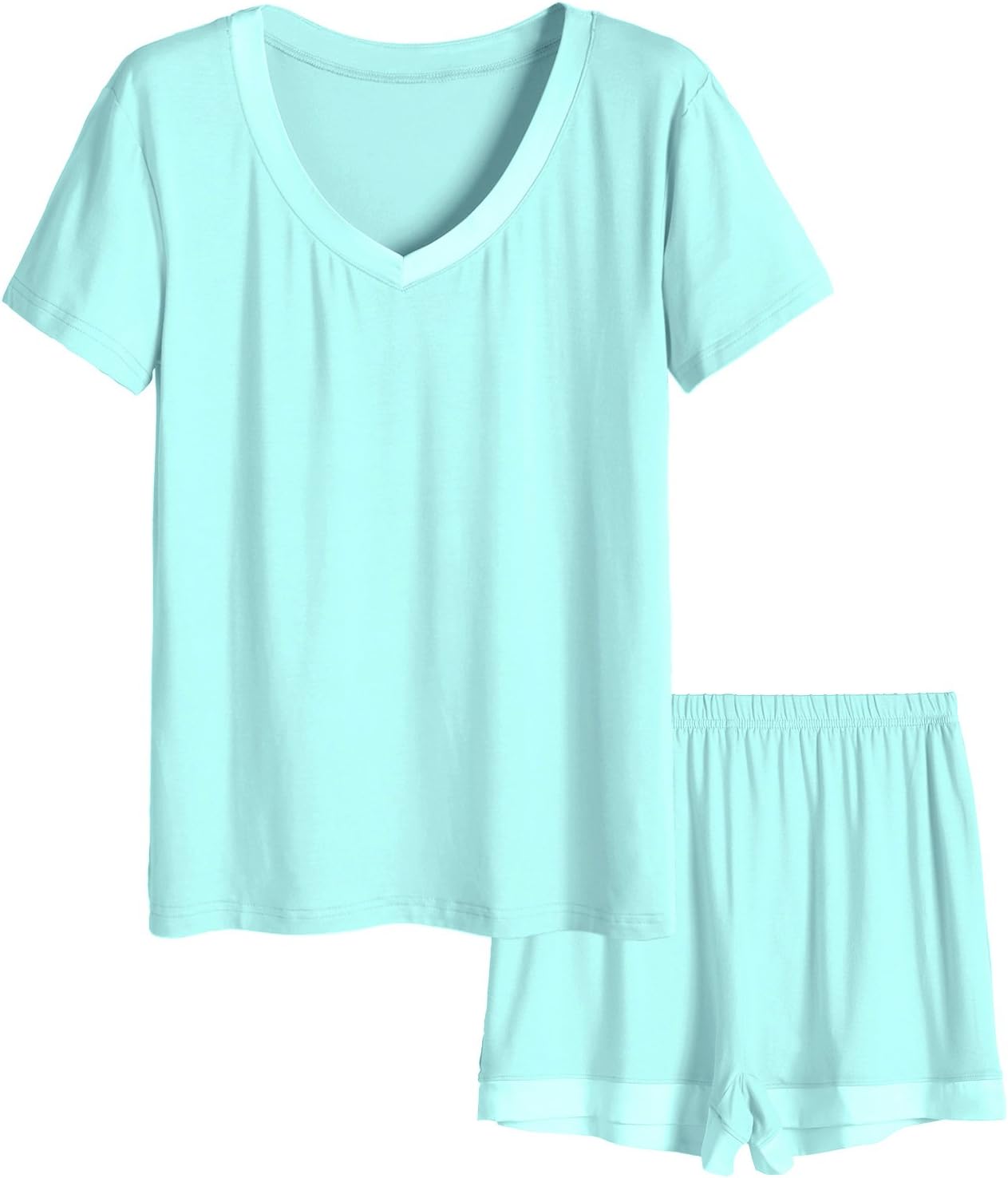 Latuza Women's V-neck Sleepwear Short Sleeve Pajama Set Review