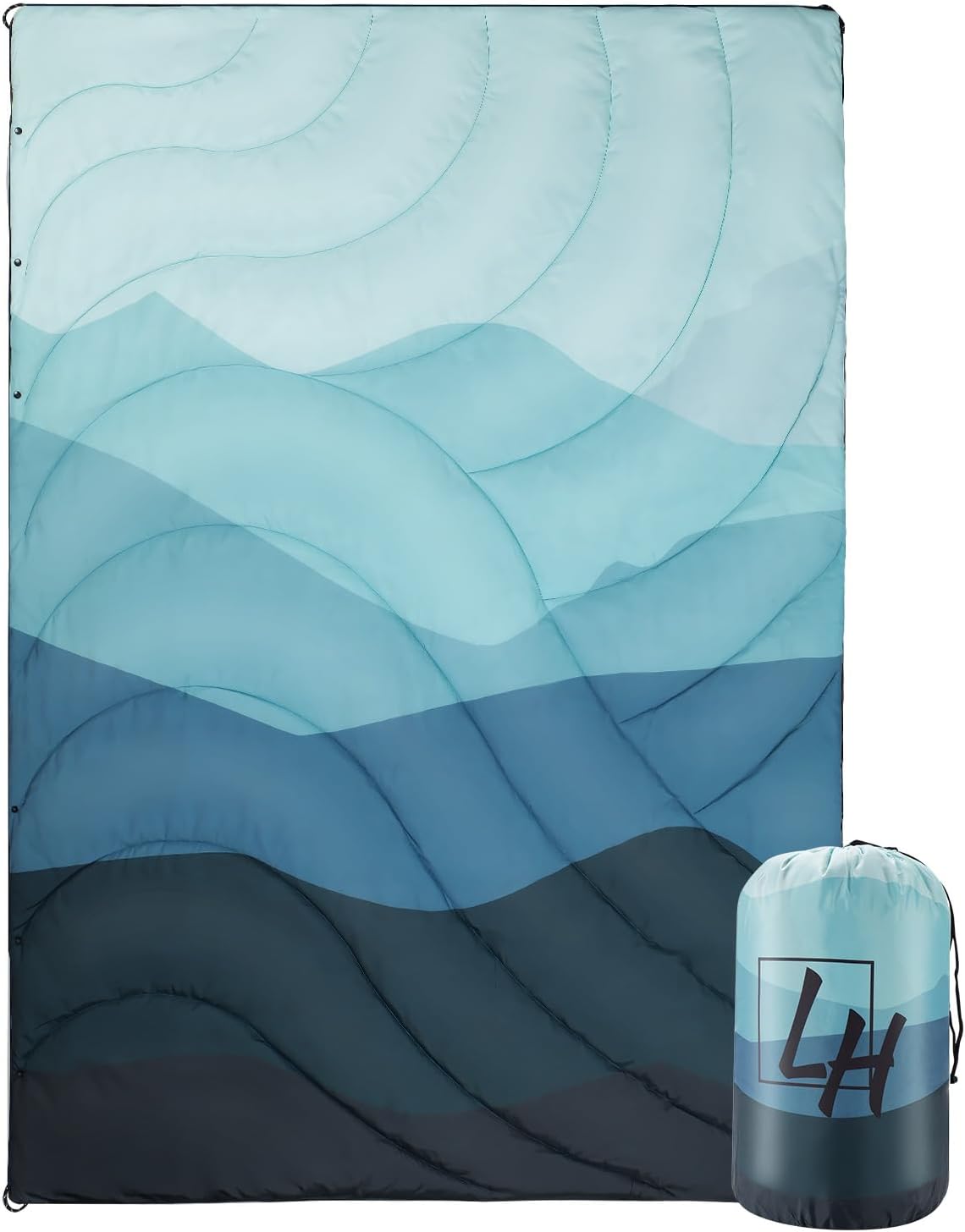 Outdoor Puffy Camping Blanket for Cold Weather Adventures