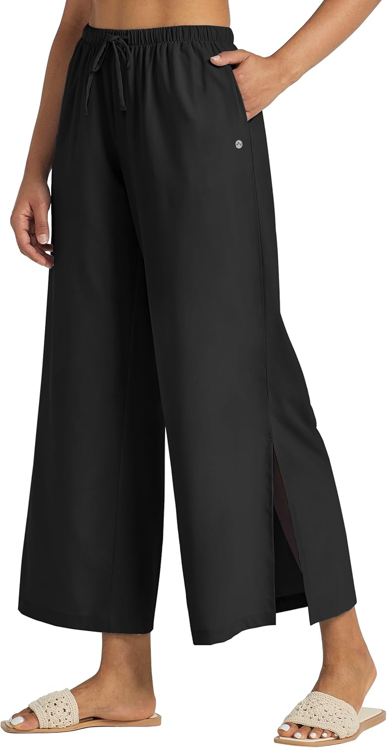 Willit Women's Wide Leg Pants for Beach and Travel Comfort