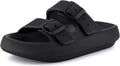 CUSHIONAIRE Women's Fame recovery cloud slide (Style 4B42)