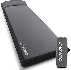 INVOKER Camping Sleeping Pad 3ft' UltraThick Memory Foam Mat