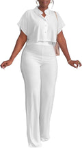 HBQ Women's Summer 2 Piece Outfits Casual Tracksuit - Chic Lounge