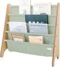 3 Sprouts Recycled Fabric Kids Bookshelf for Playroom & Nursery
