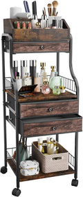 HapiRm Floor Makeup Organizer for Skincare and Cosmetics Storage