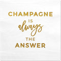 Andaz Press Funny Champagne Cocktail Napkins, 50-Pack, 3-Ply Disposable, Quirky Quotes