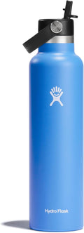 Hydro Flask Water Bottle 24 Oz Cascade Blue - Insulated Straw