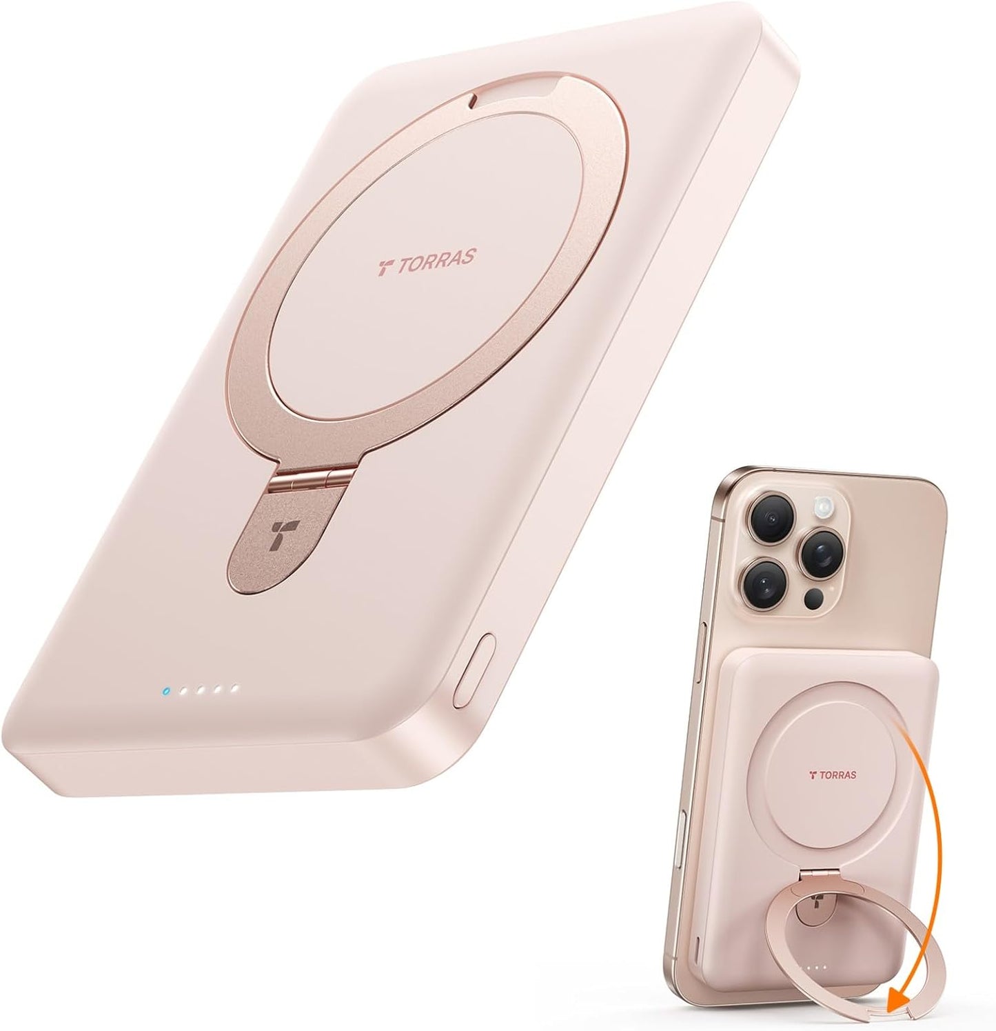 TORRAS 10000mAh Magnetic Portable Charger Power Bank for iPhone