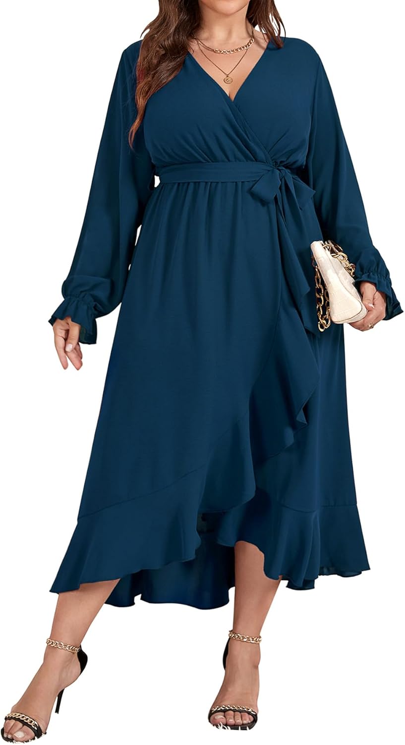 Plus Size Formal Dresses for Women - Elegant Fall Maxi Style