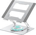 Laptop Stand for Desk with 360 Swivel Base - Ergonomic Riser