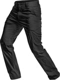 CQR Men's Quick Dry Tactical Pants - Lightweight Stretch Cargo Spandex