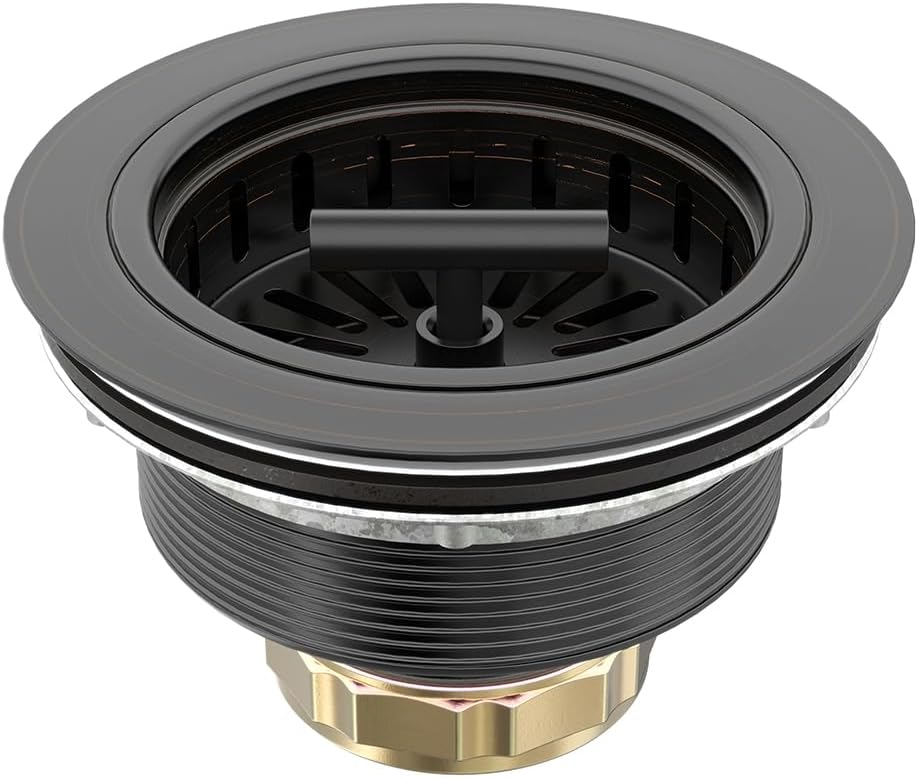 KONE 3-1/2 Inch Bronze Kitchen Sink Drain Assembly Kit Review