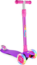 BELEEV Kids 3 Wheel Kick Scooter for Toddlers - Adjustable Heights