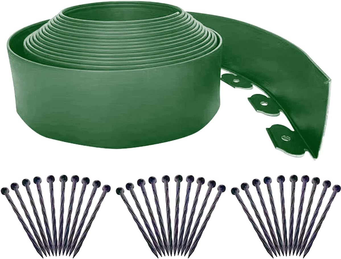 Flexible Lawn Edging Kit for Garden Borders and Flowerbeds