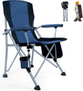 Folding Camping Chair Portable Outdoor Beach Chair - Support 330lbs