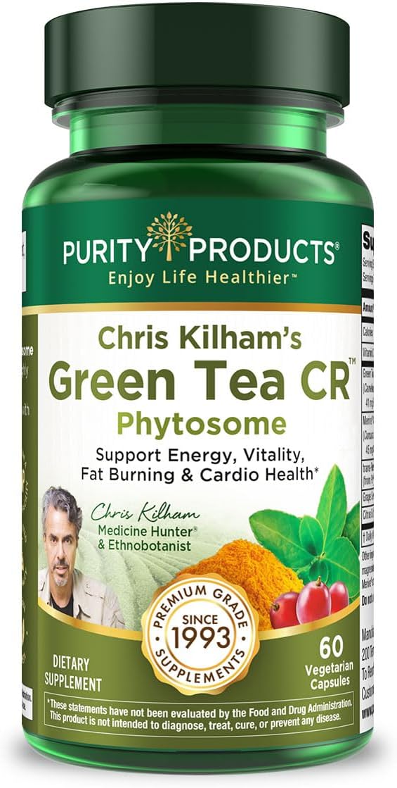 Purity Products Green Tea CR with Phytosome Technology Capsules