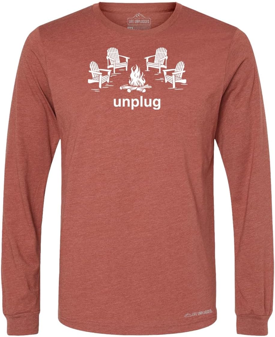 Life Unplugged: Campfire Chairs Camping Shirt