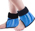 Ankle Ice Pack Wrap for Swelling and Heel Pain Relief - Dual Pack