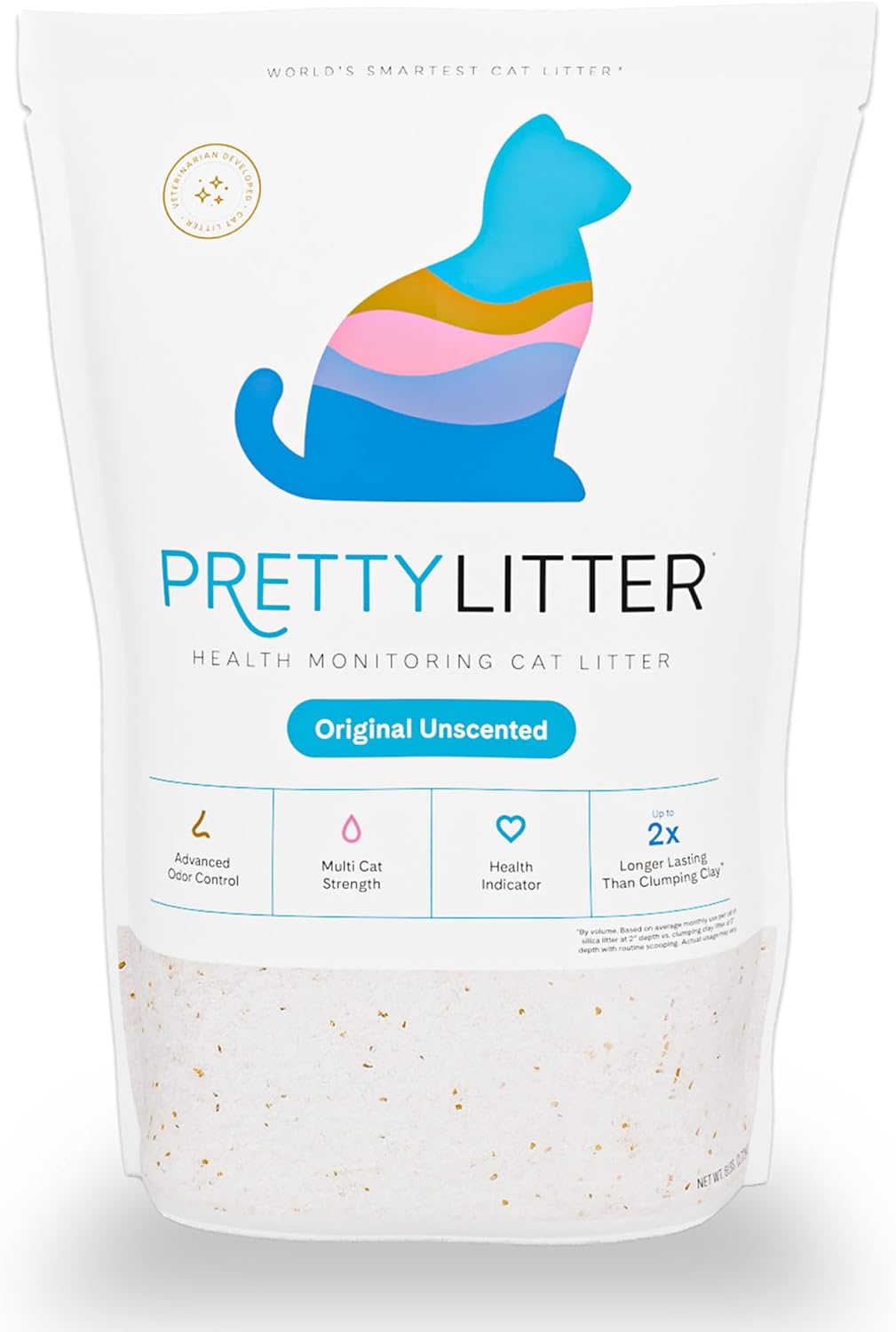 PrettyLitter Health Monitoring Cat Litter for Easy Care