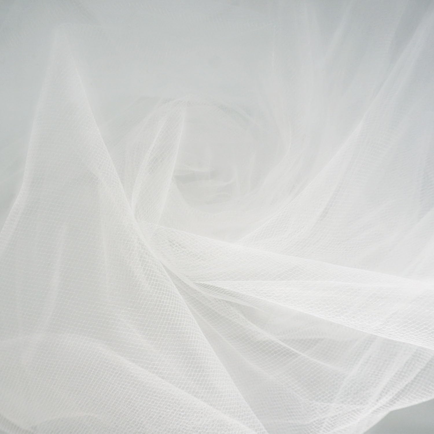 White Tulle Fabric 108in x 25 Yards for Wedding Decoration
