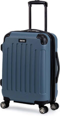 20in Granite Blue Hardside Carry On Spinner - Lightweight Travel