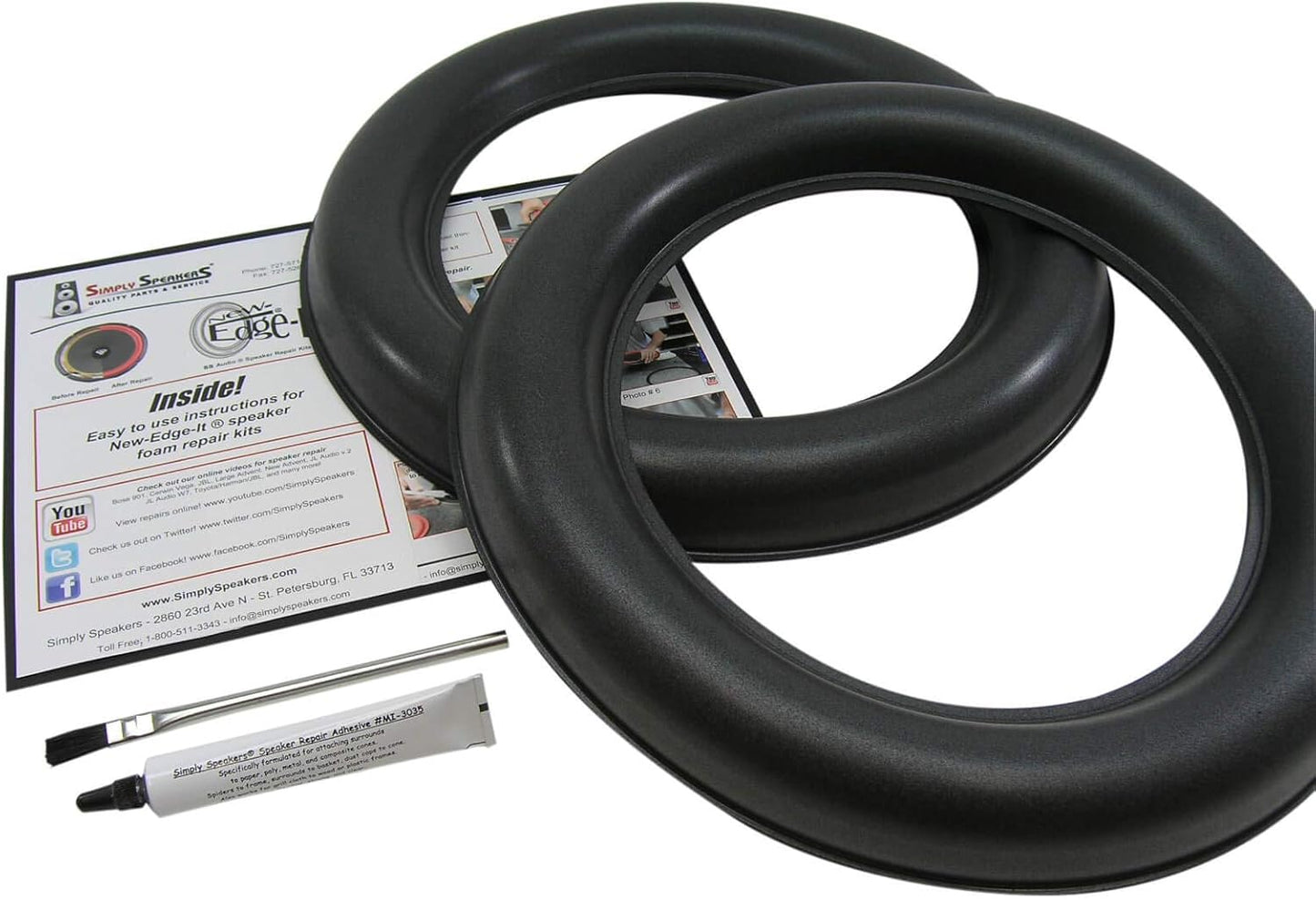 Speaker Foam Repair Kit for JL Audio 13W7 and 13W7-D1.5 Models