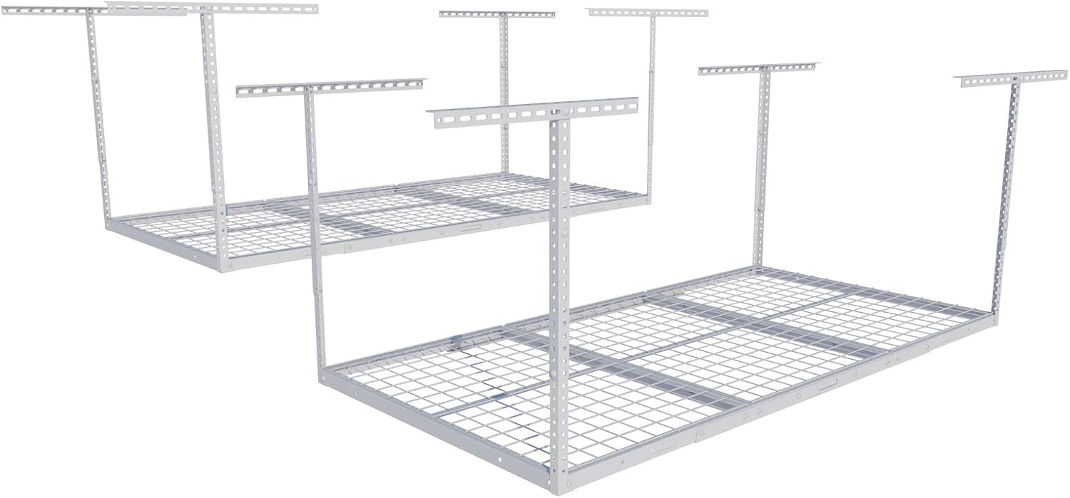 FLEXIMOUNTS Overhead Garage Storage Rack for Maximum Capacity