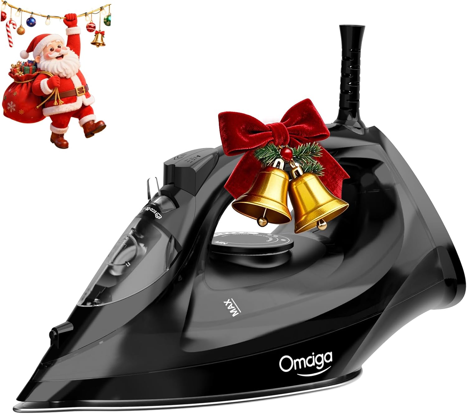 Steam Iron for Clothes with Powerful Burst of Steam and Precision
