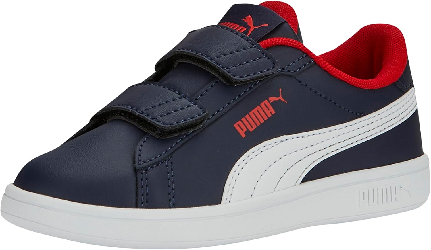 PUMA Unisex-Child Smash Hook and Loop Sneakers for Comfort