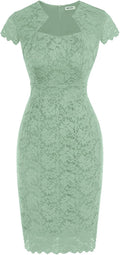 GRACE KARIN Cocktail Dress for Women Cap Sleeve Lace (Style PYQW)
