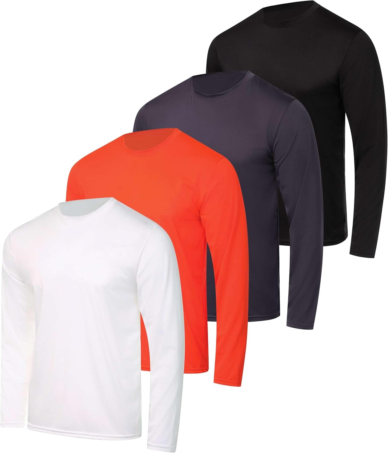 Mens Long Sleeve Dry Fit T Shirts for Hiking and Work