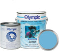 Olympic Pool Paint Zeron Blue Ice 1 Gallon - Durable One-Coat Epoxy
