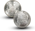 Antique 1884 S Morgan Silver Dollar Coins - Vintage Reproduction Set