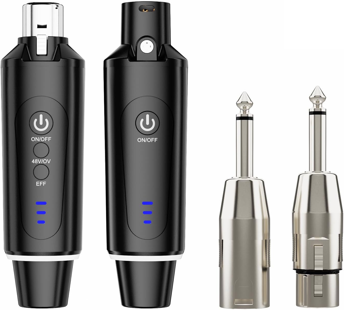 Wireless XLR Microphone Transmitter Receiver for Dynamic Use