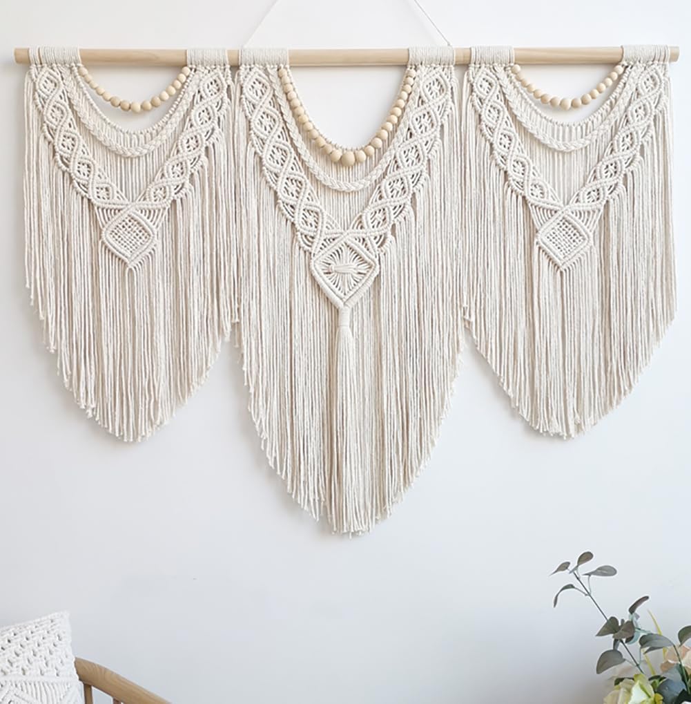 Achart Macrame Wall Hanging Large Boho Decor for Living Room