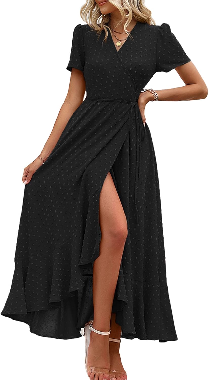 Floral Boho Maxi Dress for Women - Summer Casual Style