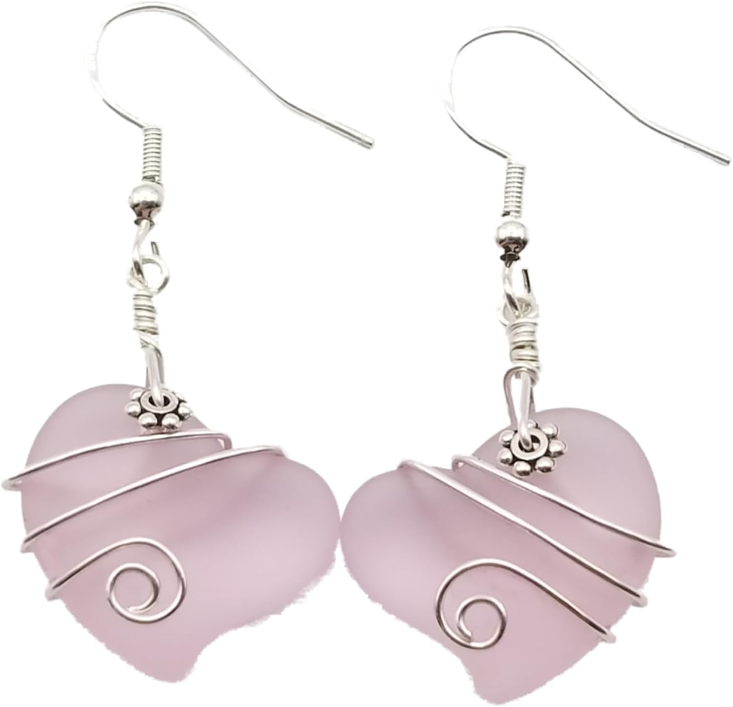 Handmade Sea Glass Earrings for Women - Unique Hawaiian Jewelry