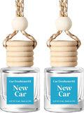 Car Air Freshener Diffuser 2 Pack Hanging - Long Lasting Scent