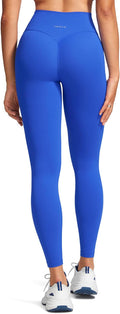 Womens High Waist No Front Seam Scrunch Butt Leggings - Flattering