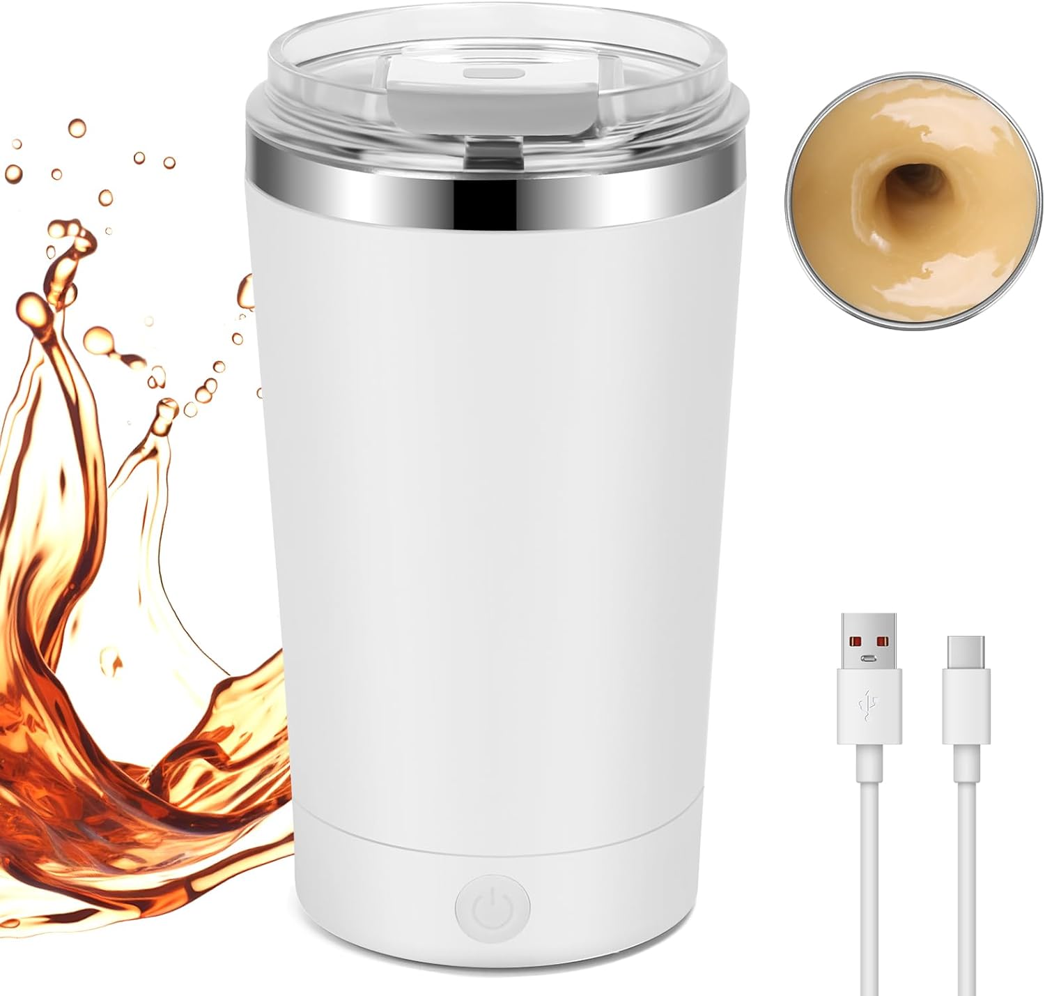 Luismia Rechargeable Self Stirring Mug - Effortless Mixing!