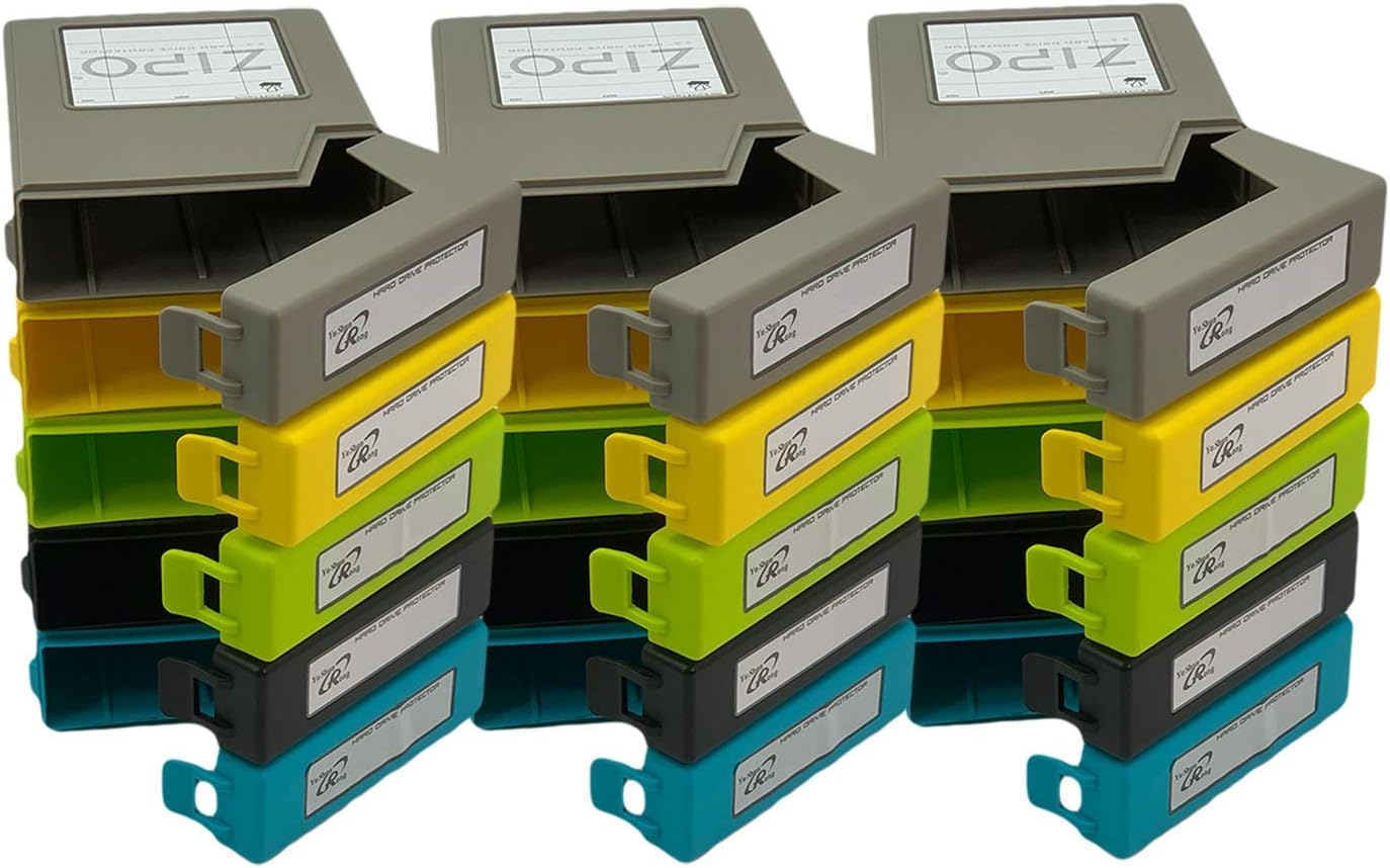 iMBAPrice Zipo Stackable Hard Drive Protector Case - 3 Pack